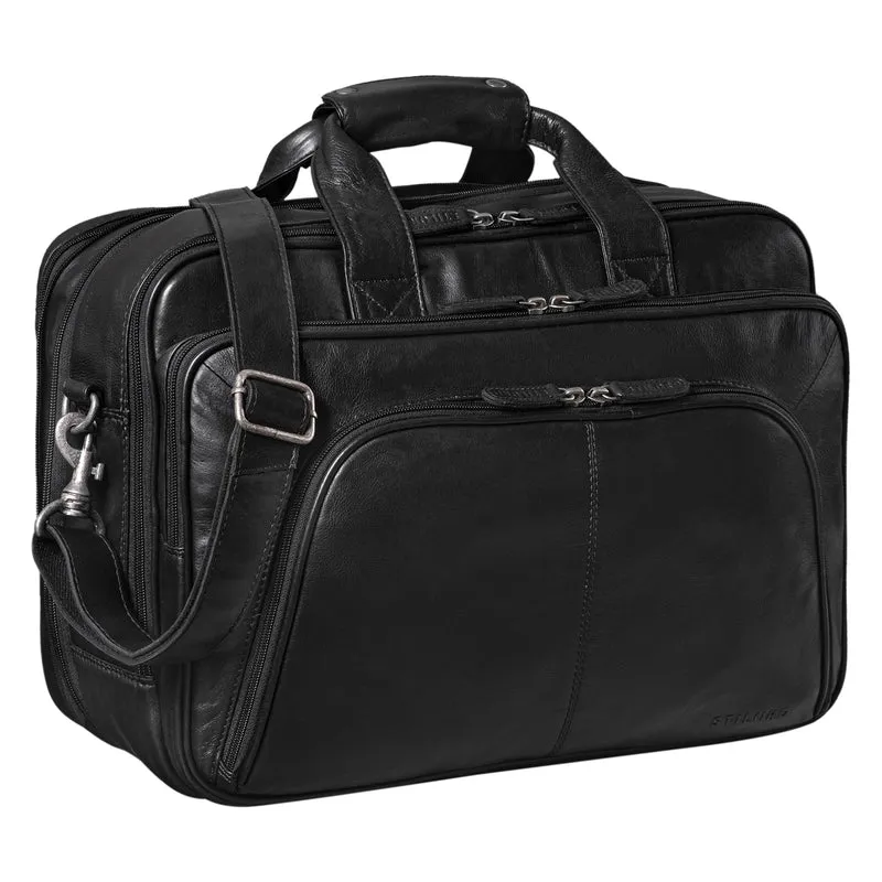 "Calisto" Extra Große Arbeitstasche Leder Vintage XX Aktentasche
