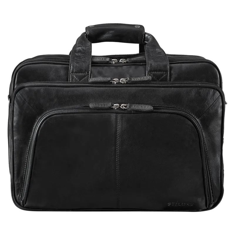 "Calisto" Extra Große Arbeitstasche Leder Vintage XX Aktentasche