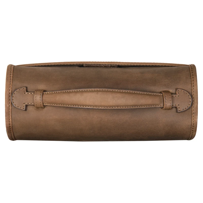 "Arlo" Kulturtasche Leder zum Aufhängen mit Henkel und Ring Unisex
