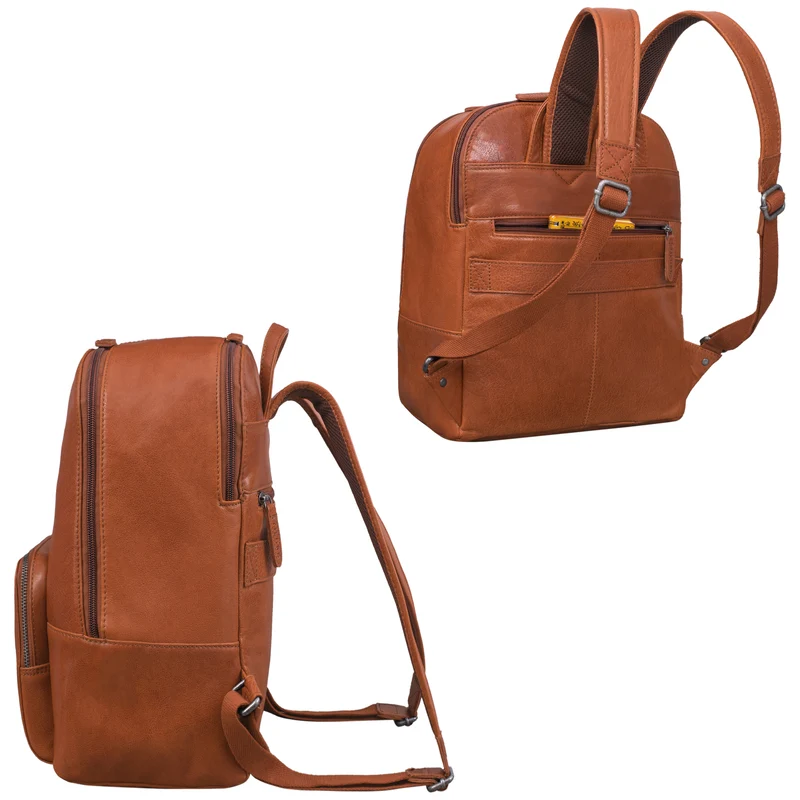 "Athena" Rucksack Damen groß Leder