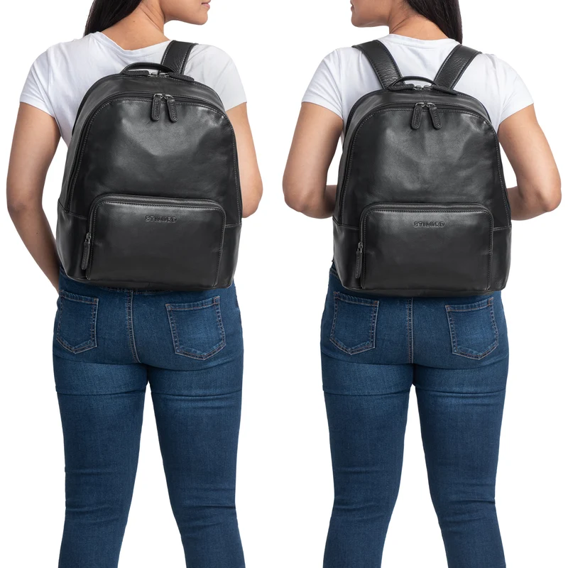 "Athena" Rucksack Damen groß Leder