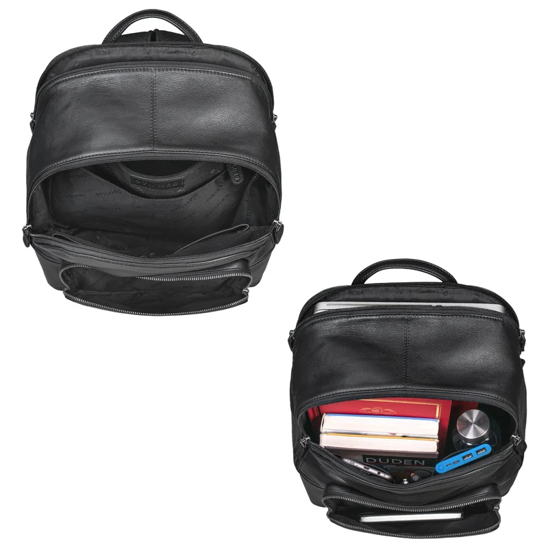 "Athena" Rucksack Damen groß Leder