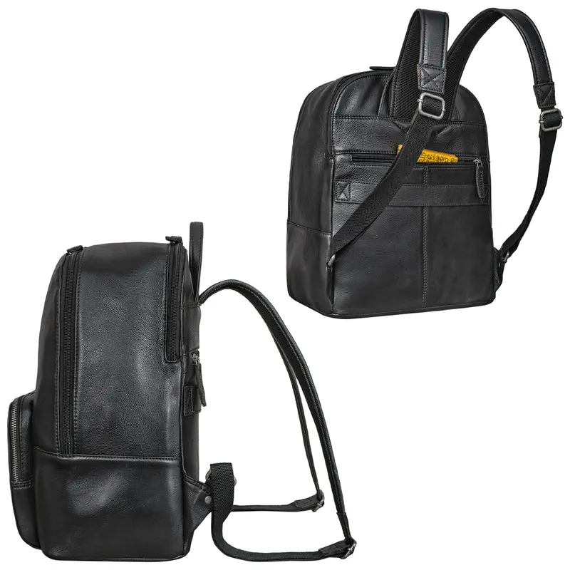 "Athena" Rucksack Damen groß Leder