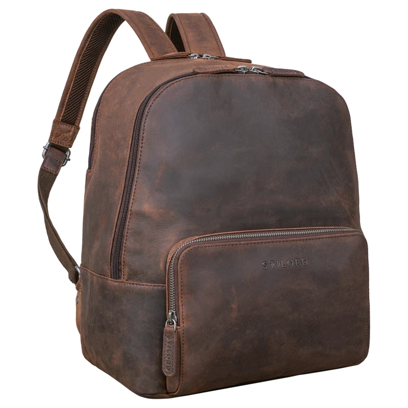 "Athena" Rucksack Damen groß Leder