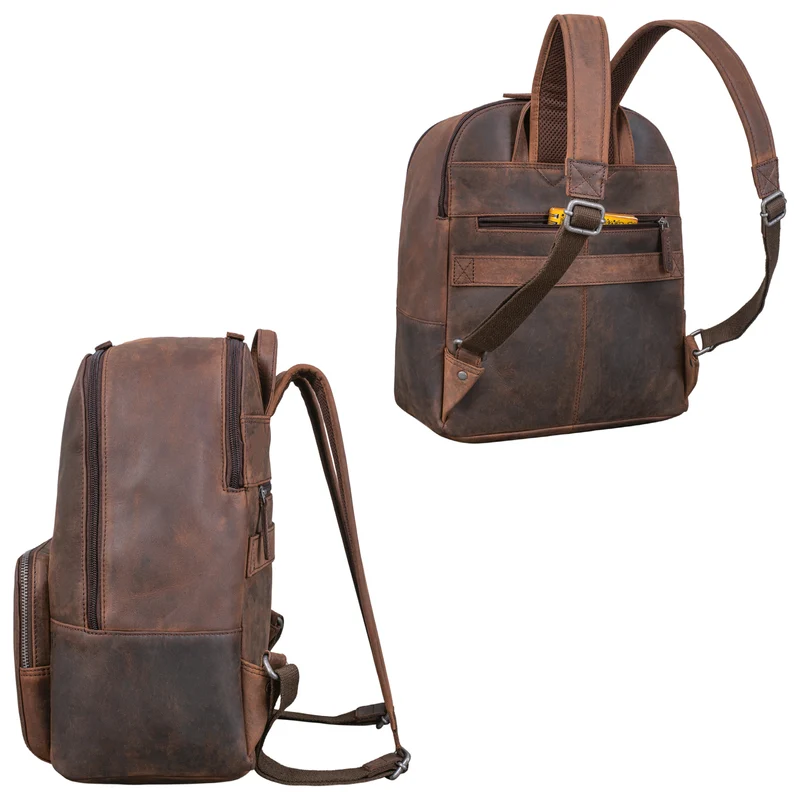 "Athena" Rucksack Damen groß Leder