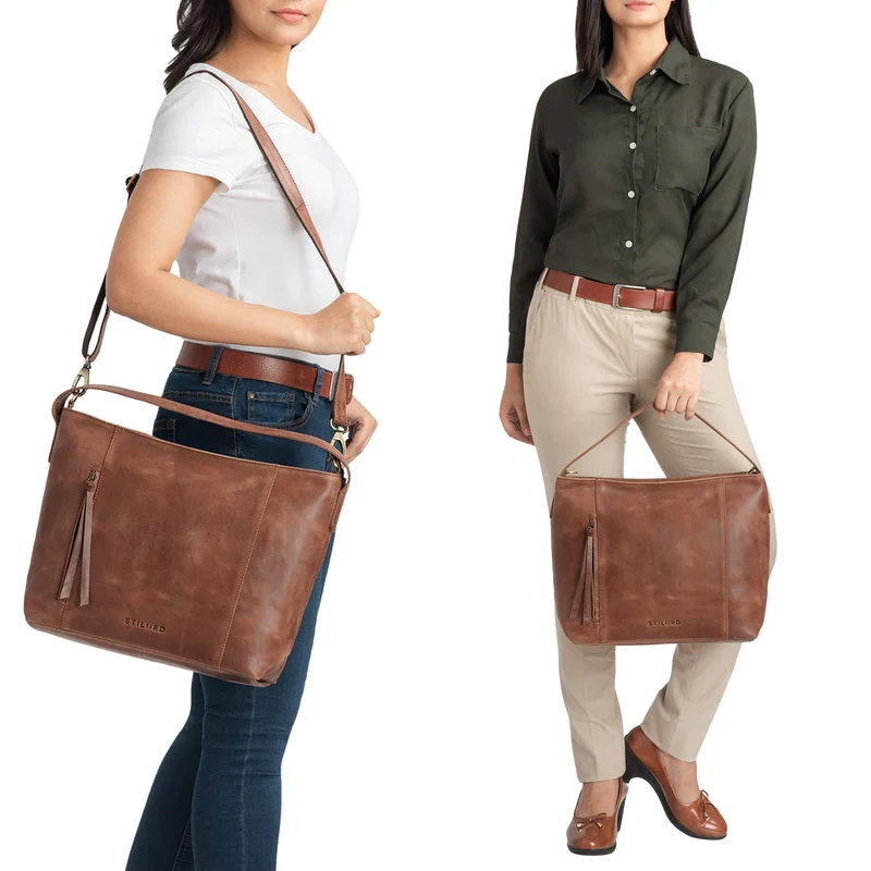 "Marilyn" Shopper Damen Groß Leder Handtasche