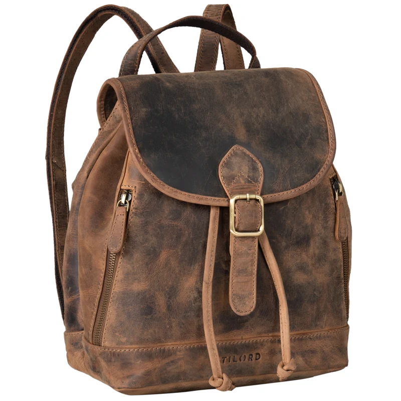 "Allison" Rucksack Damen Modern Leder