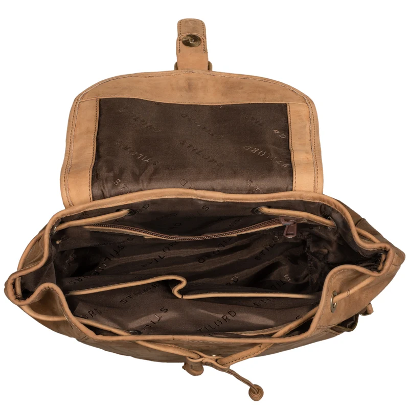 "Allison" Rucksack Damen Modern Leder