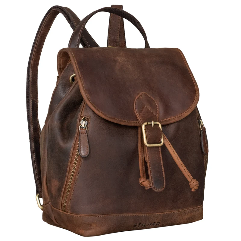 "Allison" Rucksack Damen Modern Leder