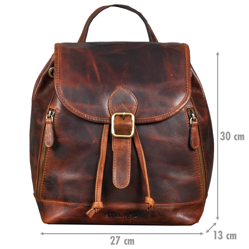 "Allison" Rucksack Damen Modern Leder