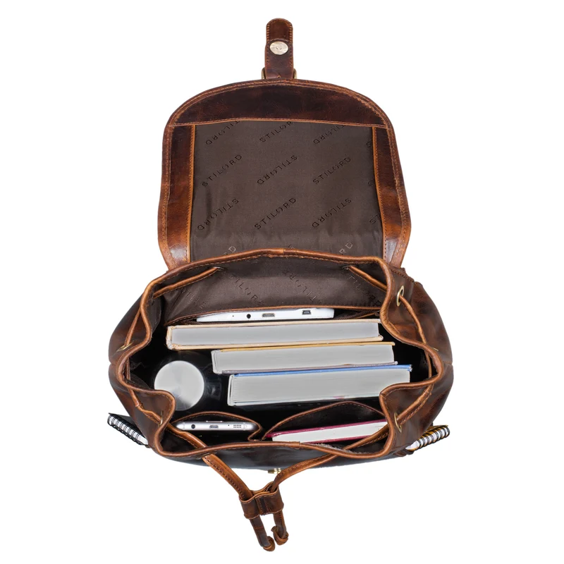 "Allison" Rucksack Damen Modern Leder