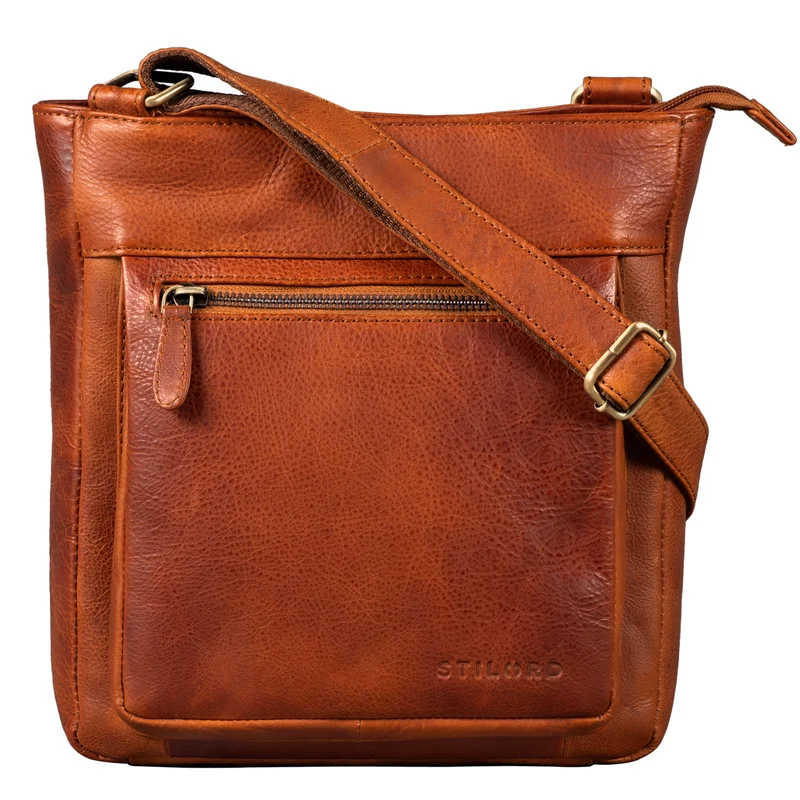 B-WARE "Kaja" Vintage Ledertasche Damen