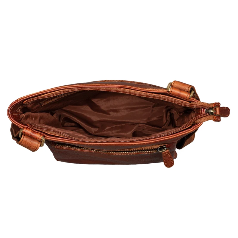 B-WARE "Kaja" Vintage Ledertasche Damen