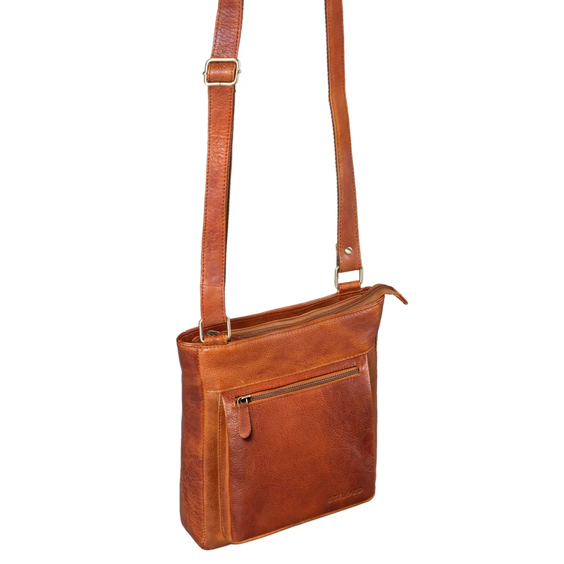 B-WARE "Kaja" Vintage Ledertasche Damen
