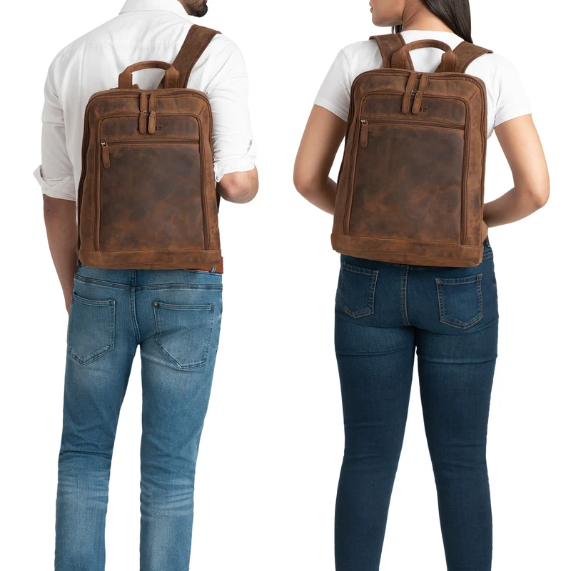 "Watson" Laptop Rucksack 15.6 Zoll Leder