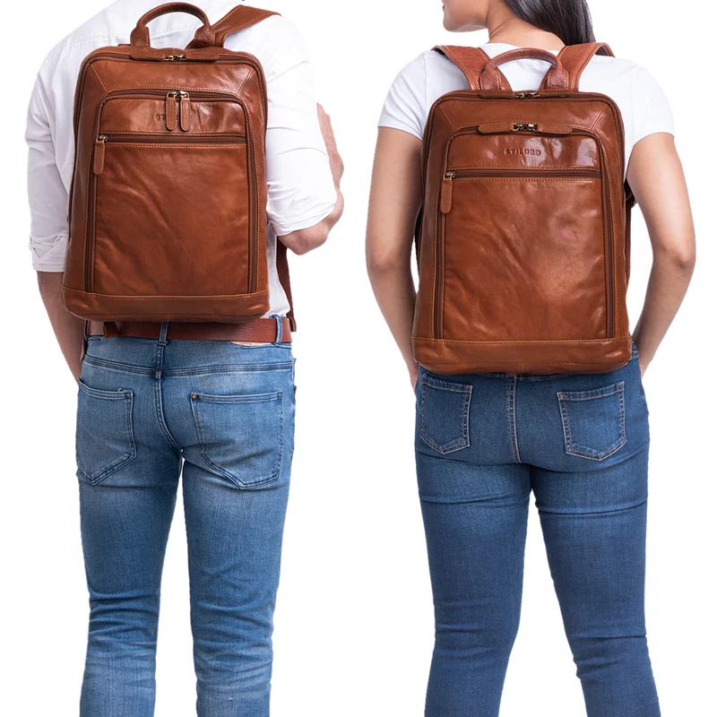 "Watson" Laptop Rucksack 15.6 Zoll Leder