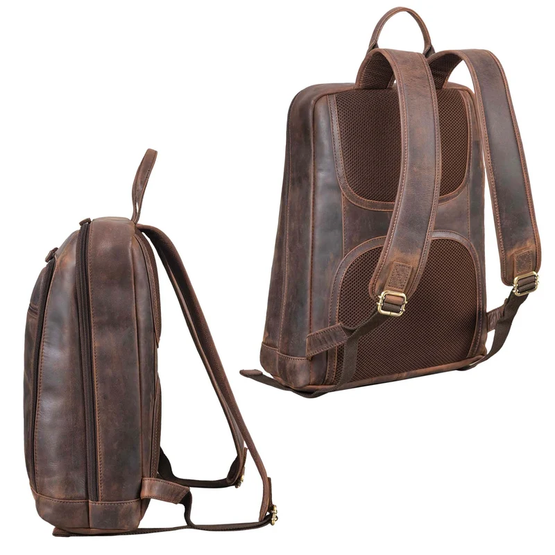 "Watson" Laptop Rucksack 15.6 Zoll Leder