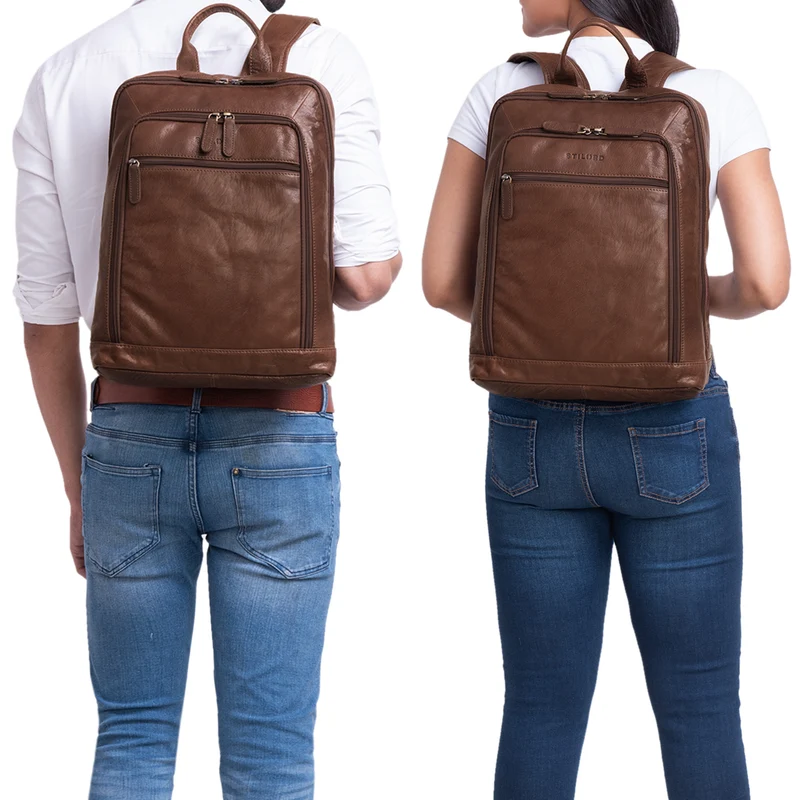 "Watson" Laptop Rucksack 15.6 Zoll Leder