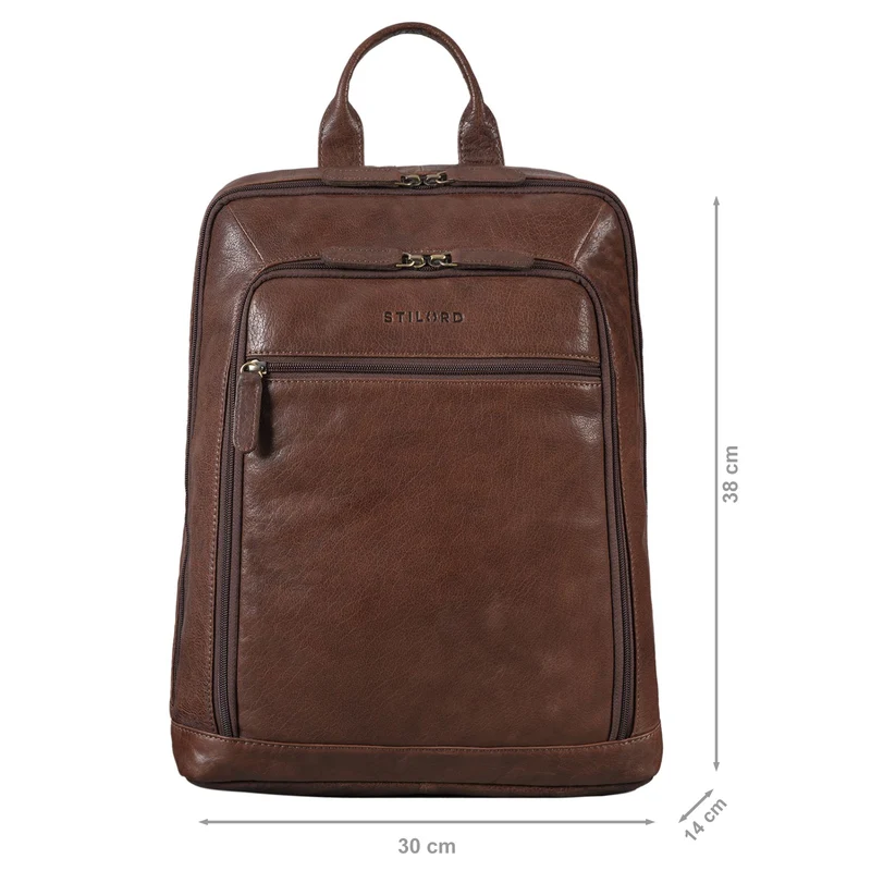 "Watson" Laptop Rucksack 15.6 Zoll Leder