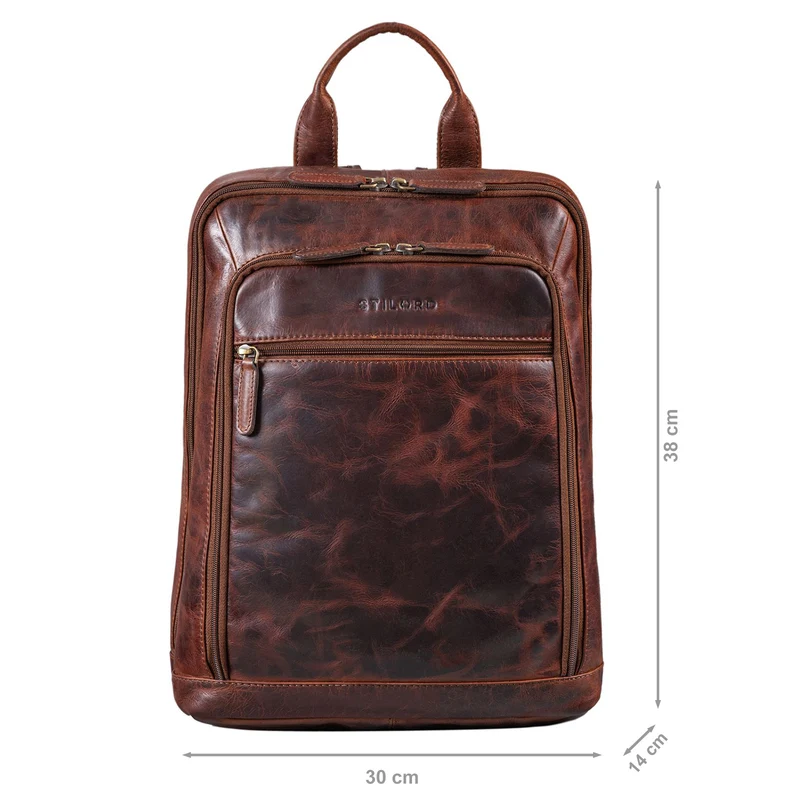 "Watson" Laptop Rucksack 15.6 Zoll Leder