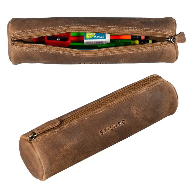 "Miller" Federmappe Leder Rund