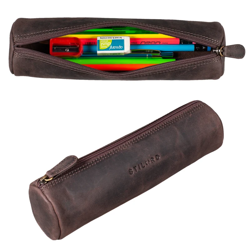 "Miller" Federmappe Leder Rund