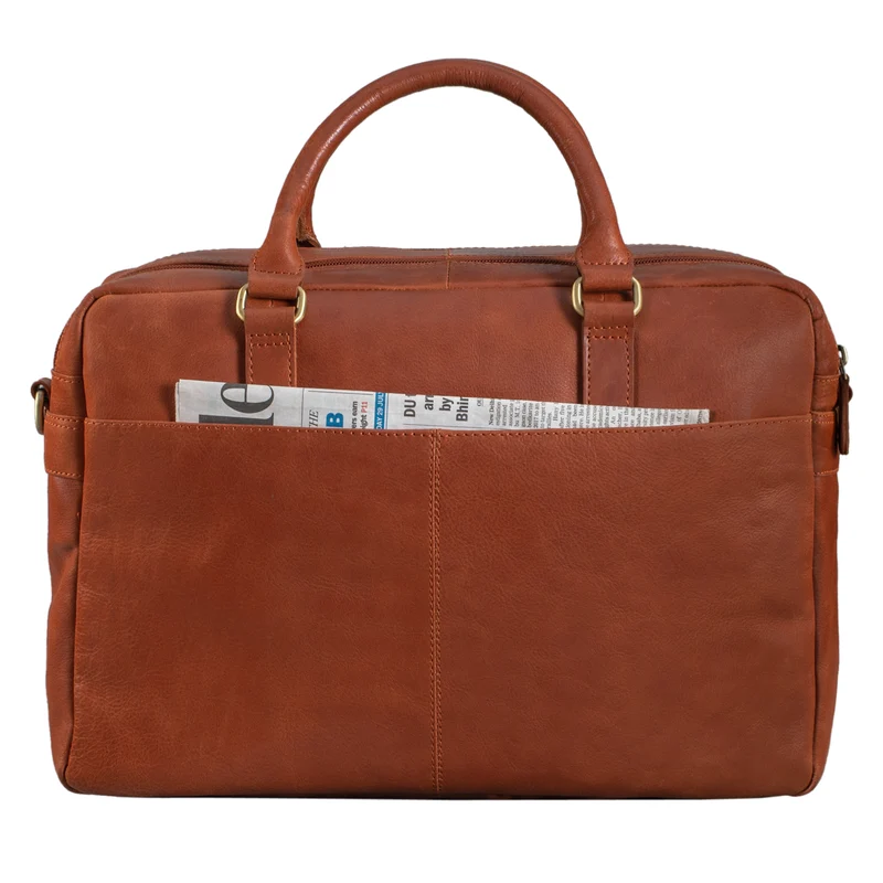 "Isaac" Leder Businesstasche Vintage