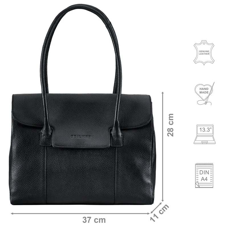 "Carrie" Handtasche Shopper Damen Leder Umhängetasche
