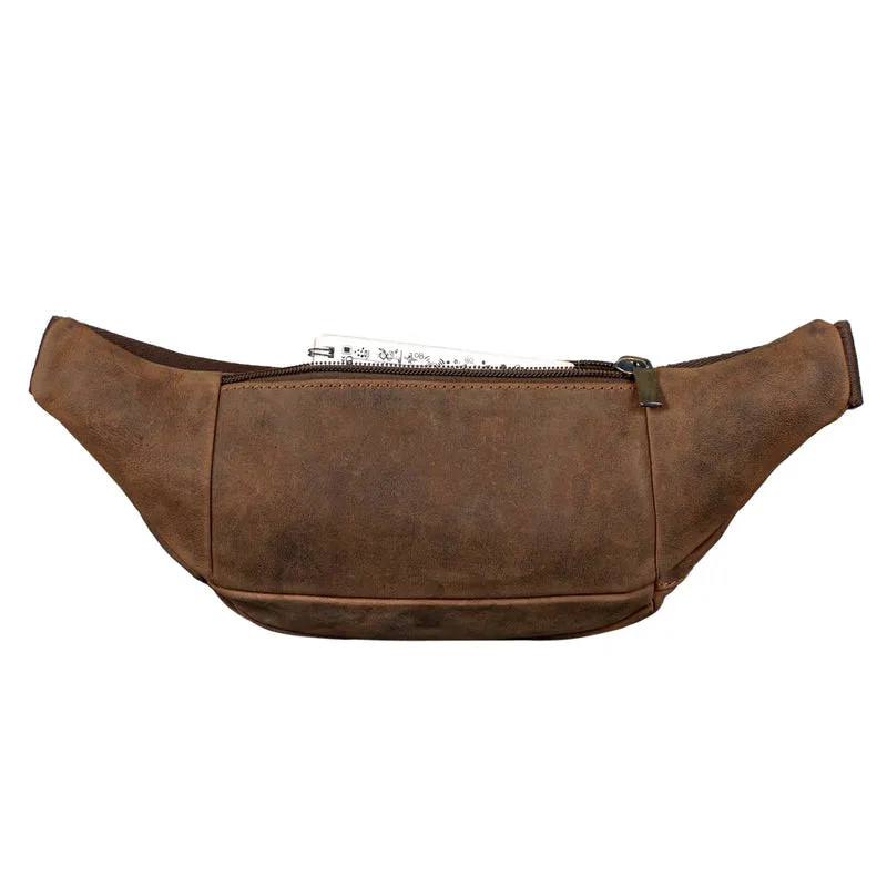 "Lormeva" Gürteltasche Leder Cross-Body Tasche