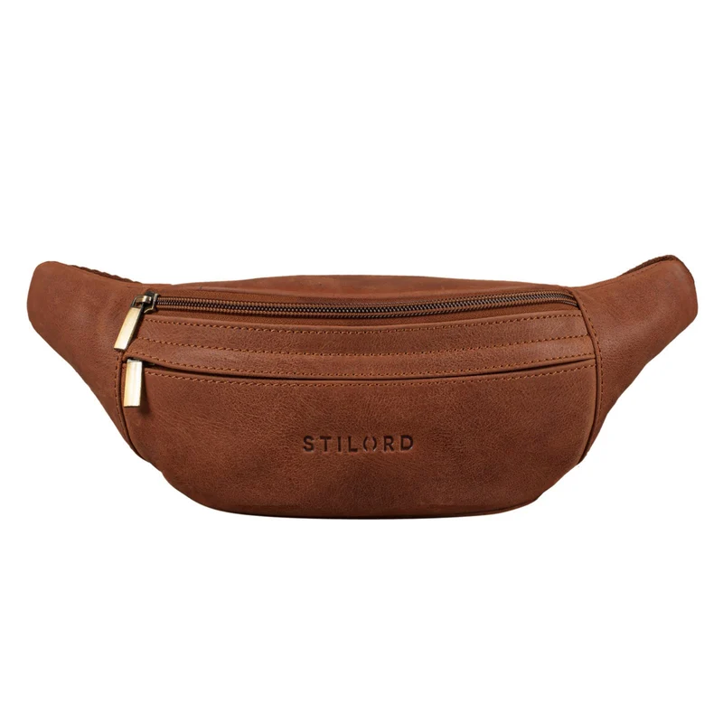 "Lormeva" Gürteltasche Leder Cross-Body Tasche