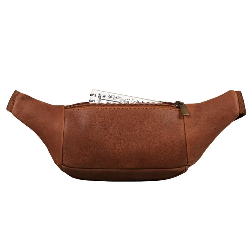 "Lormeva" Gürteltasche Leder Cross-Body Tasche