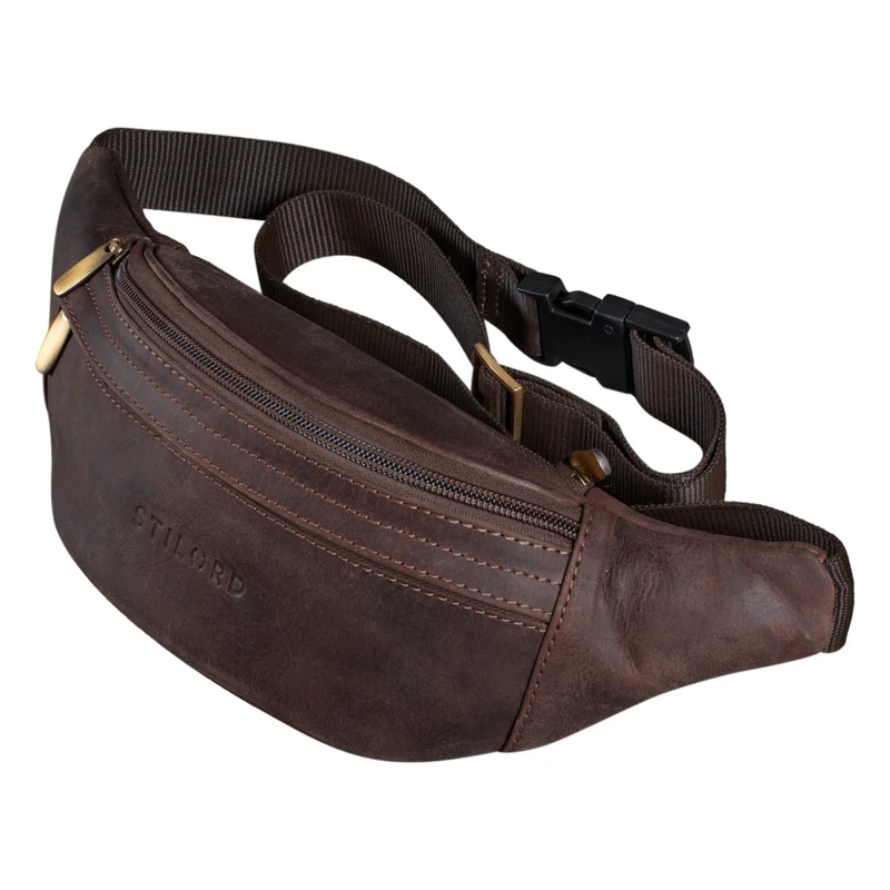 "Lormeva" Gürteltasche Leder Cross-Body Tasche