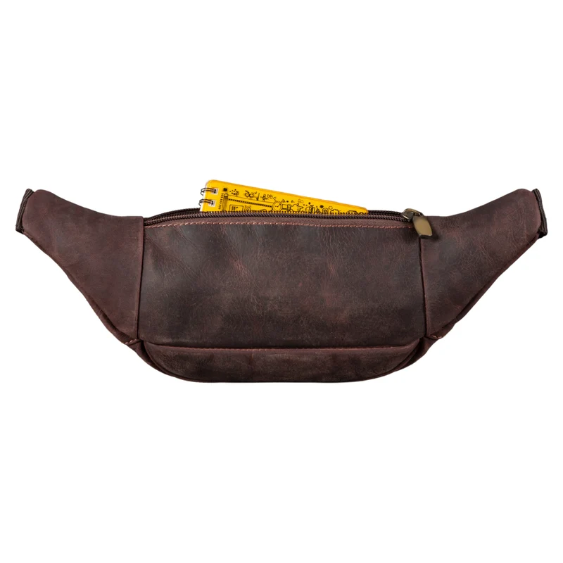 "Lormeva" Gürteltasche Leder Cross-Body Tasche
