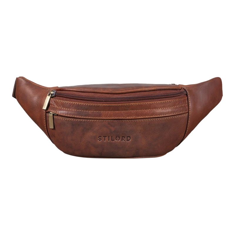 "Lormeva" Gürteltasche Leder Cross-Body Tasche