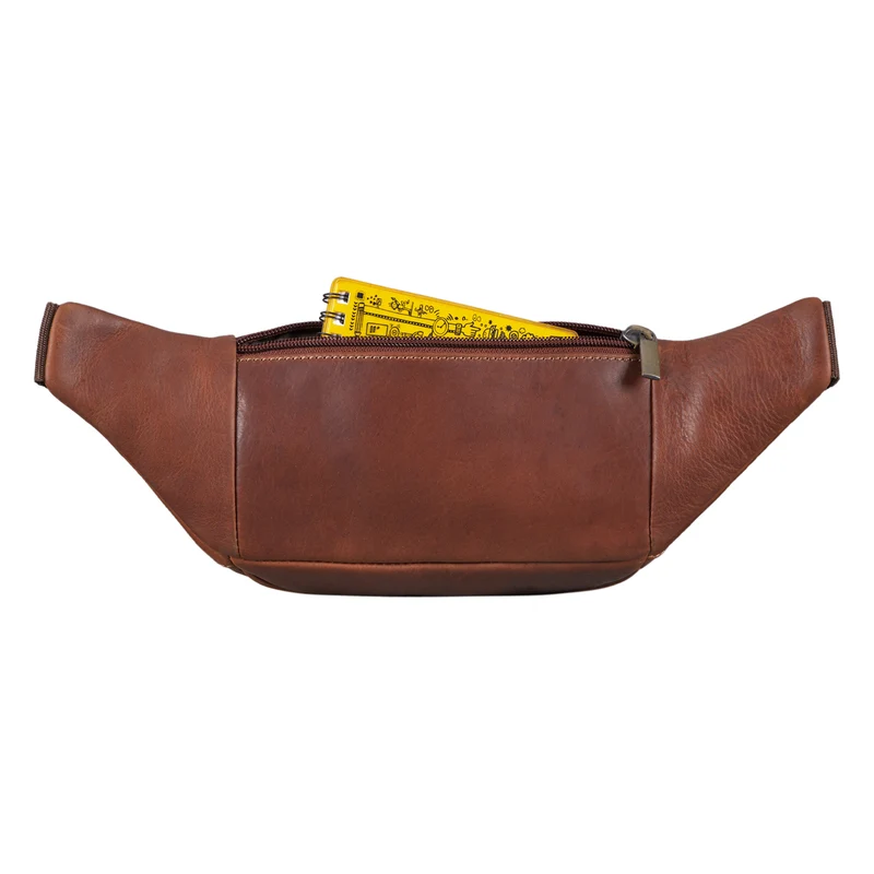 "Lormeva" Gürteltasche Leder Cross-Body Tasche