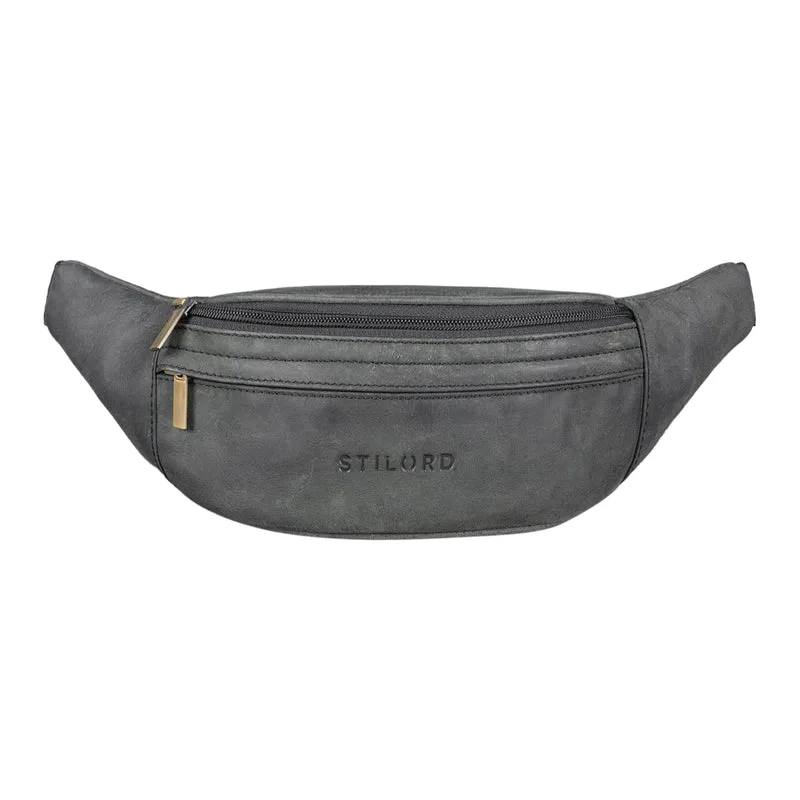 "Lormeva" Gürteltasche Leder Cross-Body Tasche