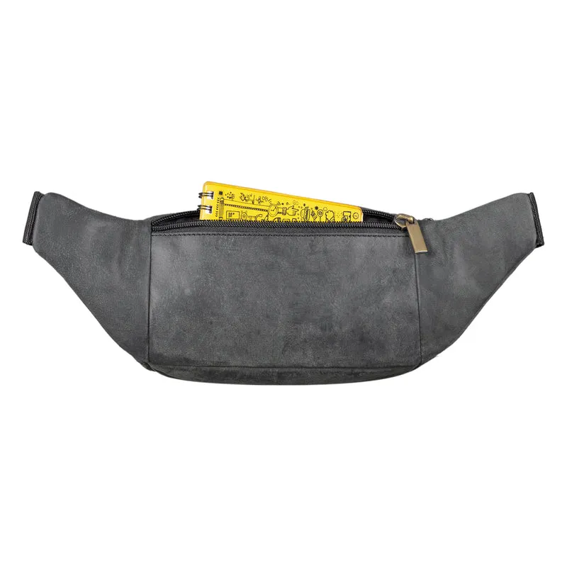 "Lormeva" Gürteltasche Leder Cross-Body Tasche