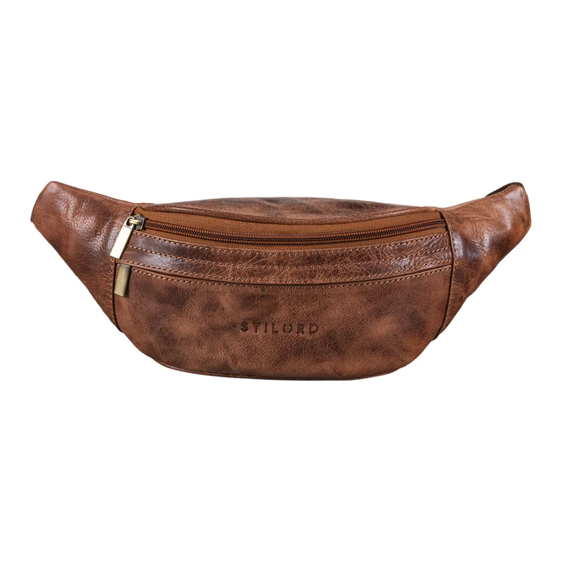 "Lormeva" Gürteltasche Leder Cross-Body Tasche