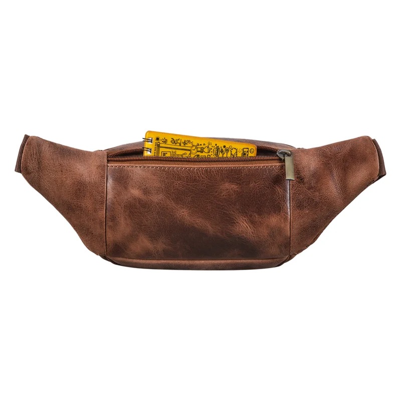 "Lormeva" Gürteltasche Leder Cross-Body Tasche
