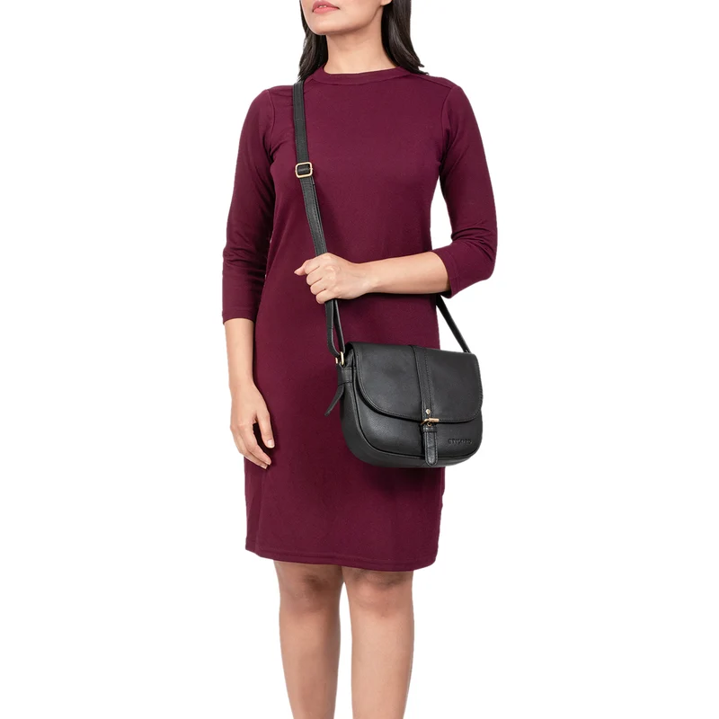 "Leni" Damen Umhängetasche Leder Handtasche