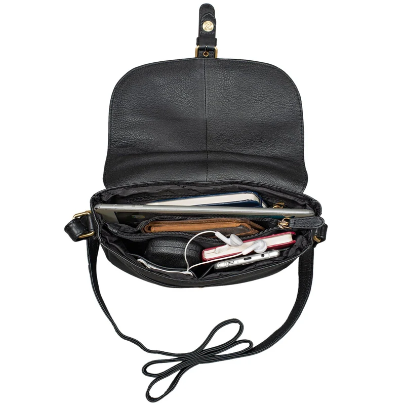 "Leni" Damen Umhängetasche Leder Handtasche