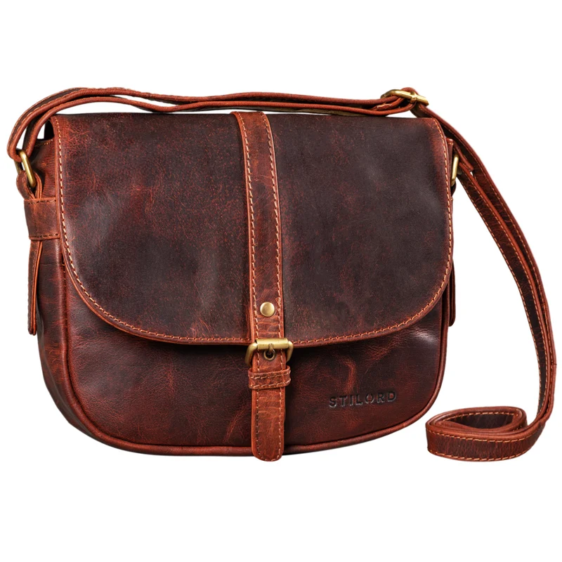 "Leni" Damen Umhängetasche Leder Handtasche