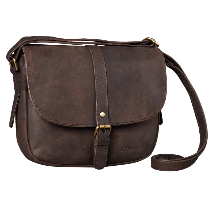 "Leni" Damen Umhängetasche Leder Handtasche