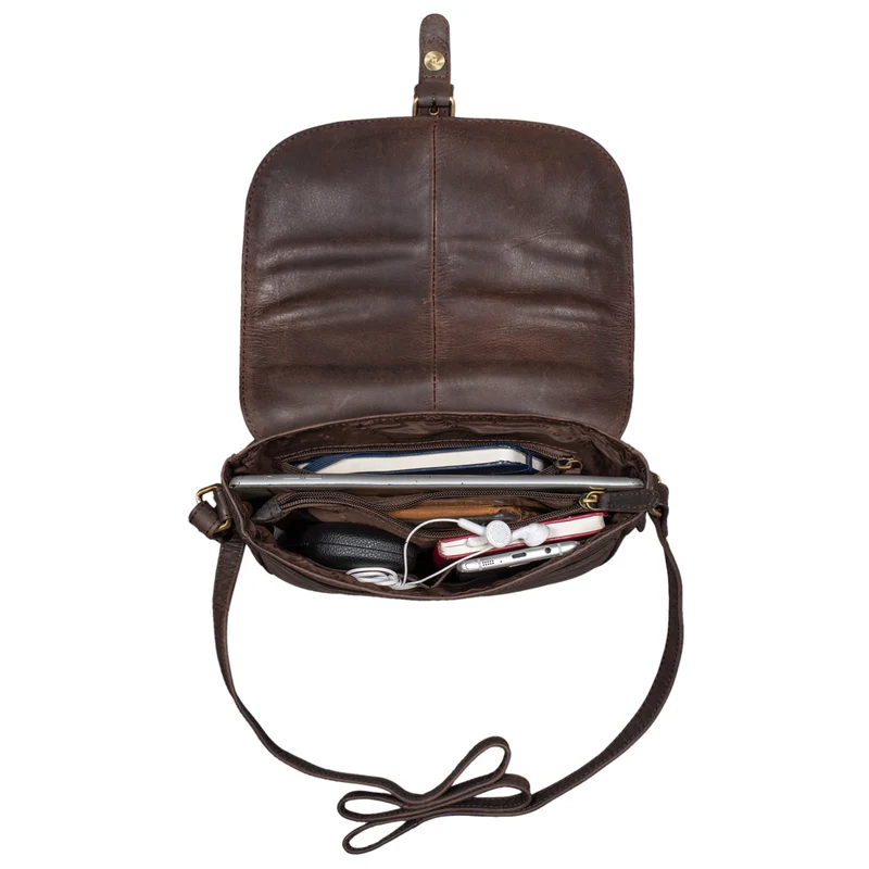 "Leni" Damen Umhängetasche Leder Handtasche