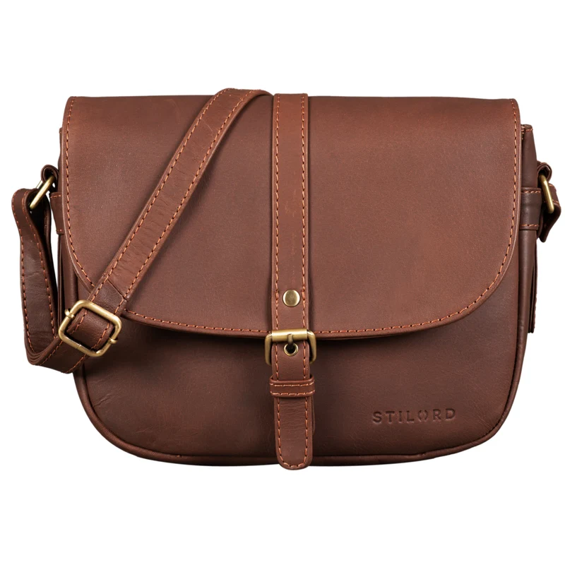 "Leni" Damen Umhängetasche Leder Handtasche