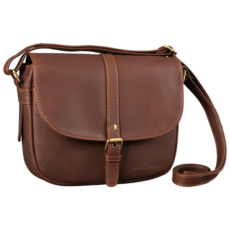 "Leni" Damen Umhängetasche Leder Handtasche
