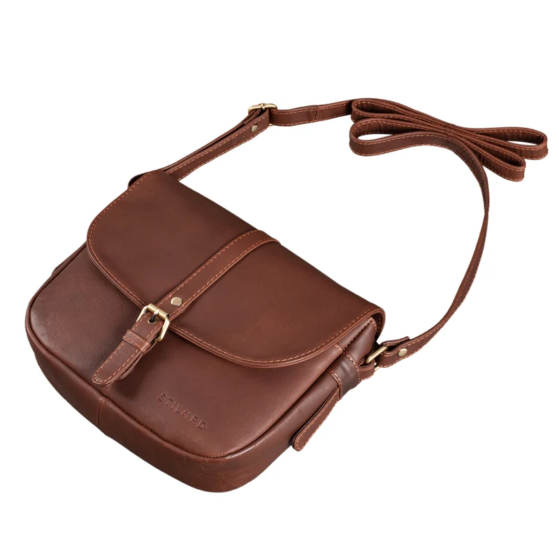 "Leni" Damen Umhängetasche Leder Handtasche