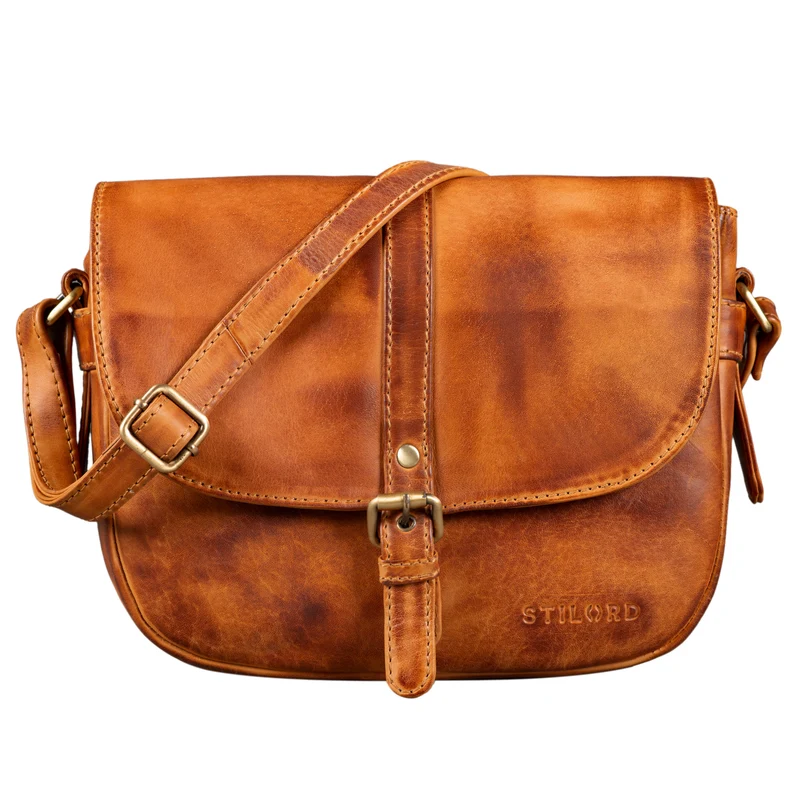 "Leni" Damen Umhängetasche Leder Handtasche
