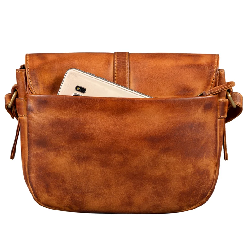 "Leni" Damen Umhängetasche Leder Handtasche