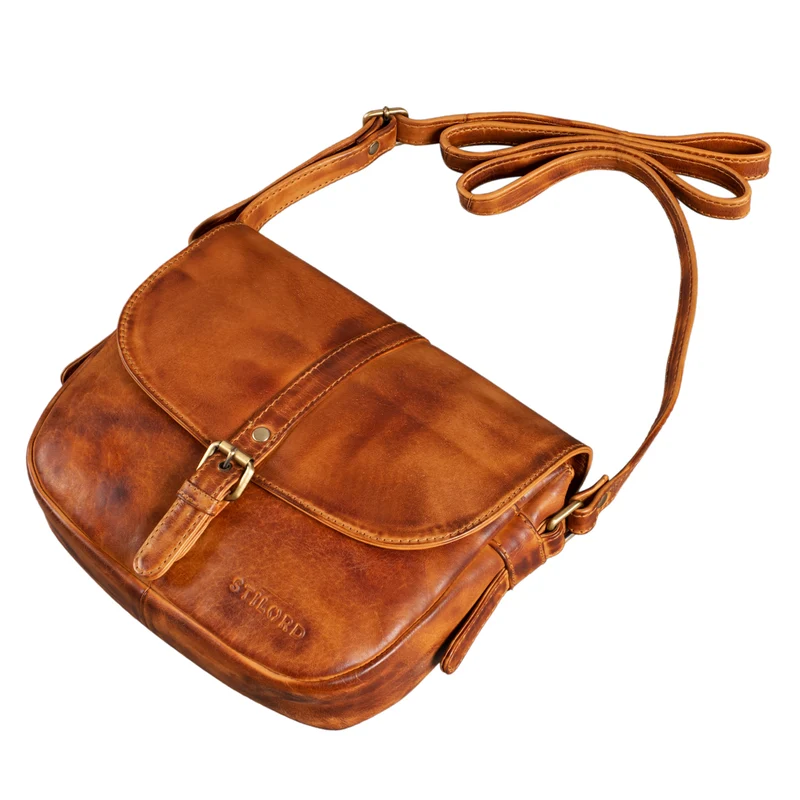 "Leni" Damen Umhängetasche Leder Handtasche